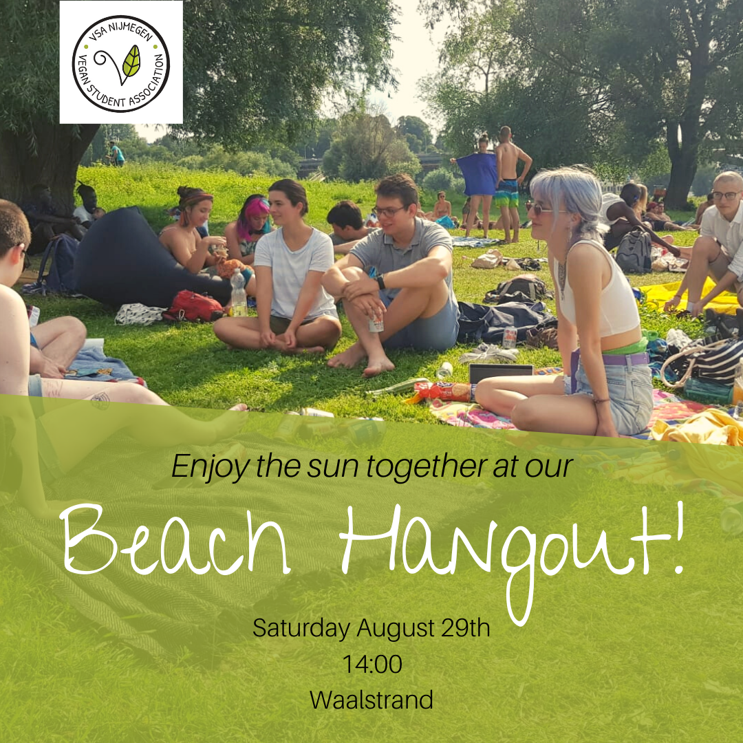 Enjoy the sun together at our Beach Hangout! Saturday August 29th, 14:30, Waalstrand