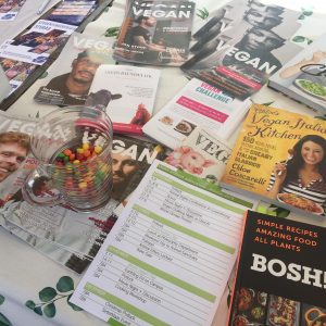 Vegan books and magazines